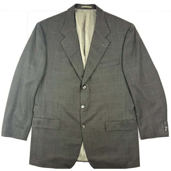 Isaia Napoli Lambswool Cashmere Sport Coat Blazer Jacket Mens 56 IT 46L US $1695